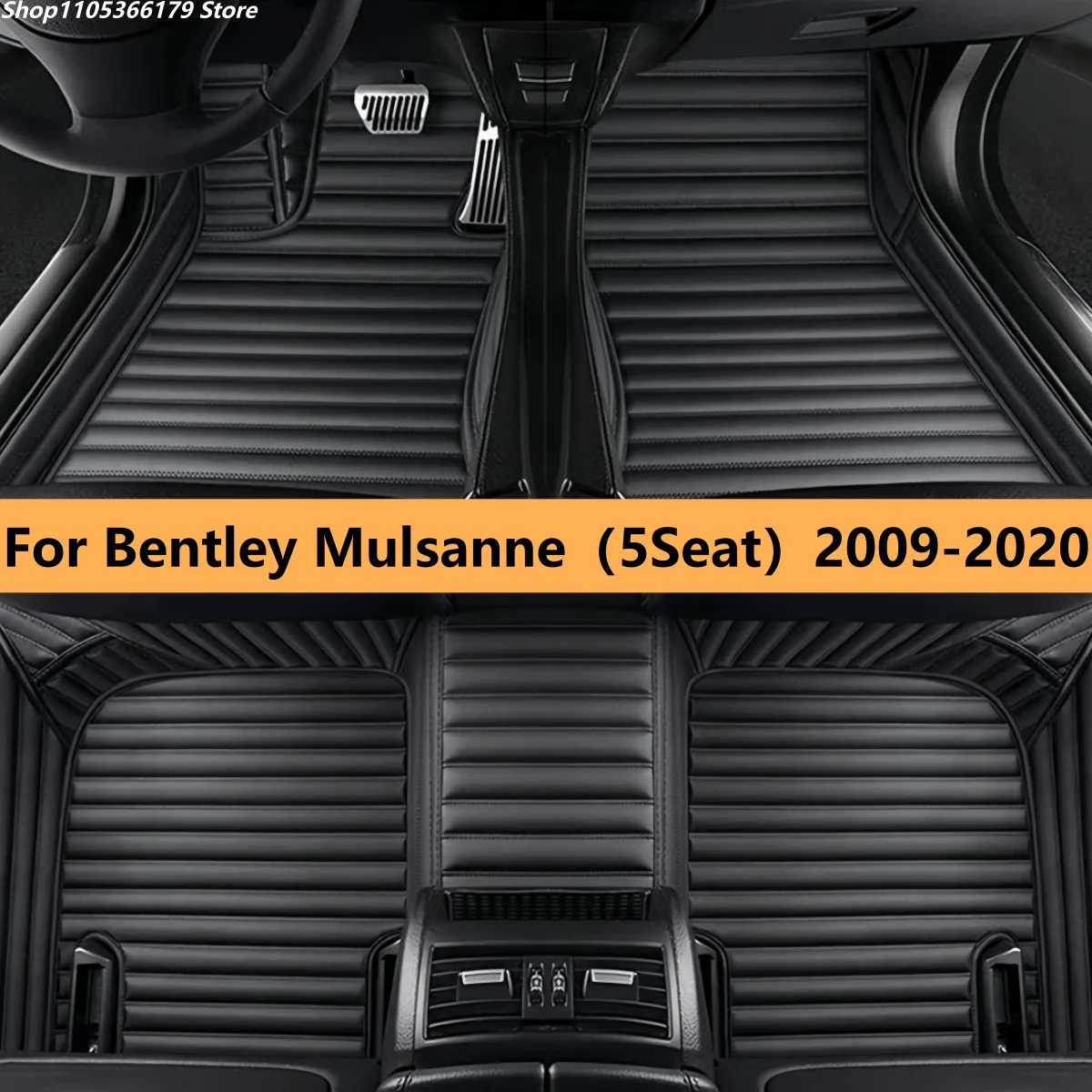 

Car Floor Mats Fit For Bentley Mulsanne（5Seat）2009-2020 Auto Anti-dirt Full Set Carpet Pads Vehicle Foot Matts Rugs