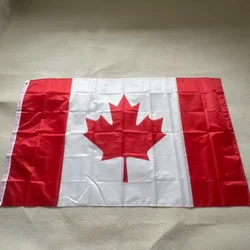 3x5 ft polyester printed CAN Canada flag Maple Leaf decorated banner