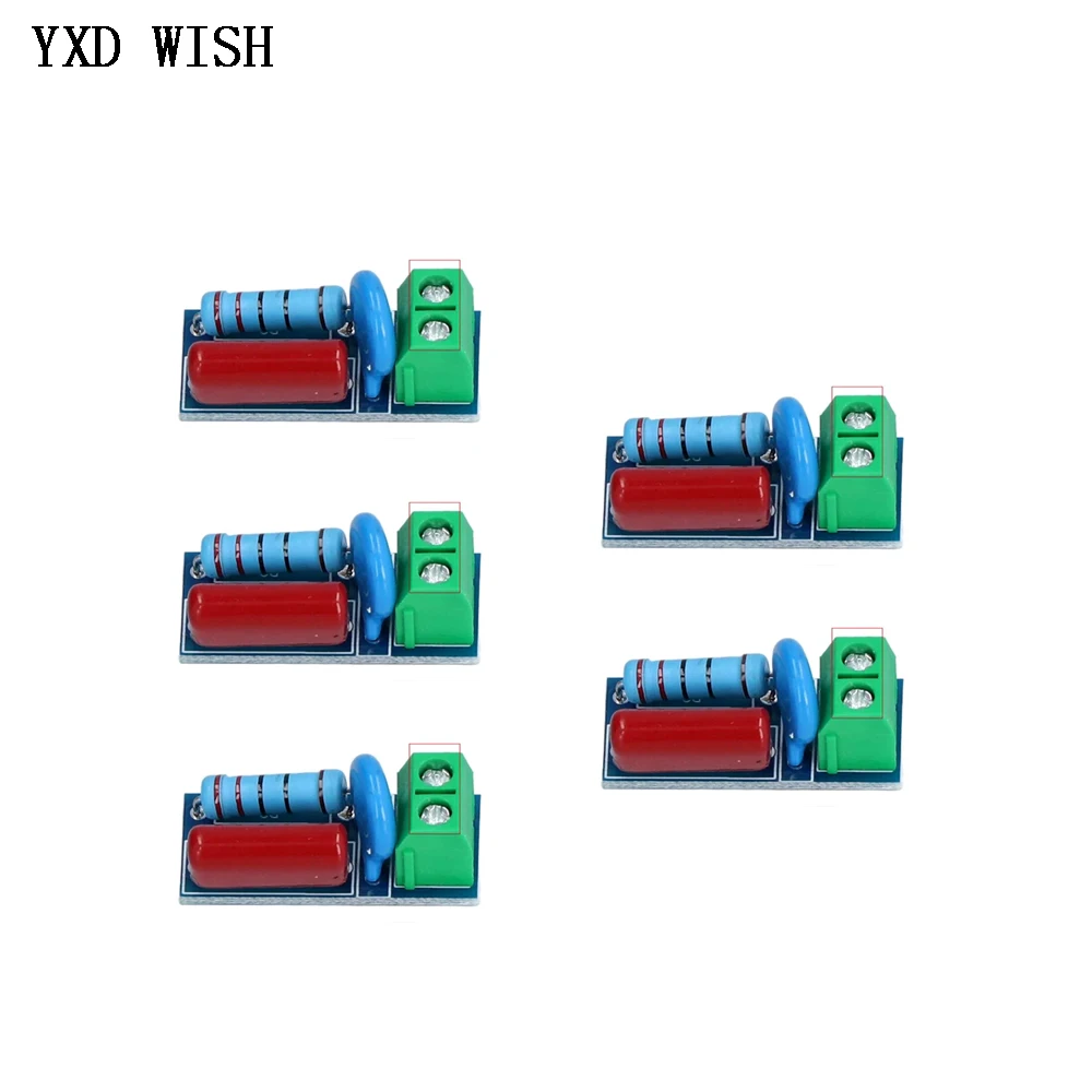 Rc吸収性またはsnubber回路モジュール,5個,非接触保護リレー,6v,9v,12v,24v,110v,220v,リレーモジュール5v-400v