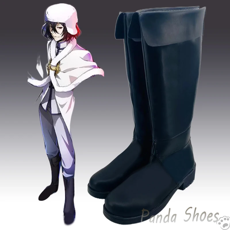 Anime Bungo Stray Dogs Feodor D Cosplay Shoes Anime Game Cos Comic Cosplay Costume Prop Shoes for Con Halloween Party