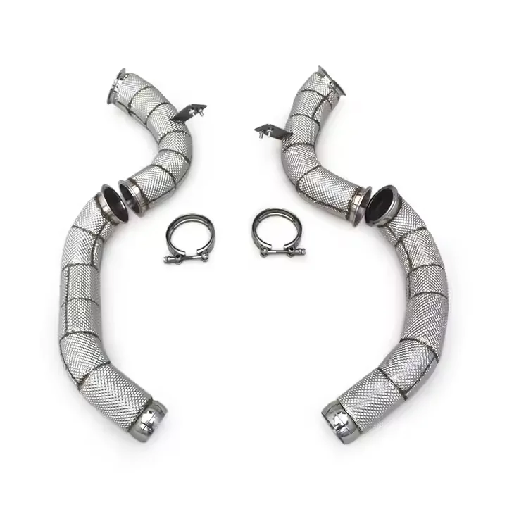 

Yooking Sus304 Header Downpipe For Mercedes-Benz E63/E63S AMG W213 4.0TT (2016-2023)