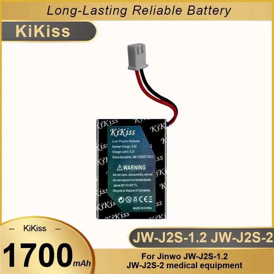 

Medical Equipment Battery 1700Mah Long Lasting Safe For Jinwo JW-J2S-1.2 JW-J2S-2