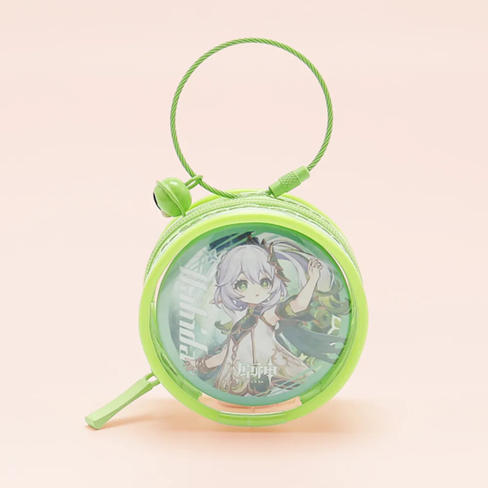 4pcs Colorful Storage Bag Badge Cute Storage Pendant Figure Doll Bag For 55mm