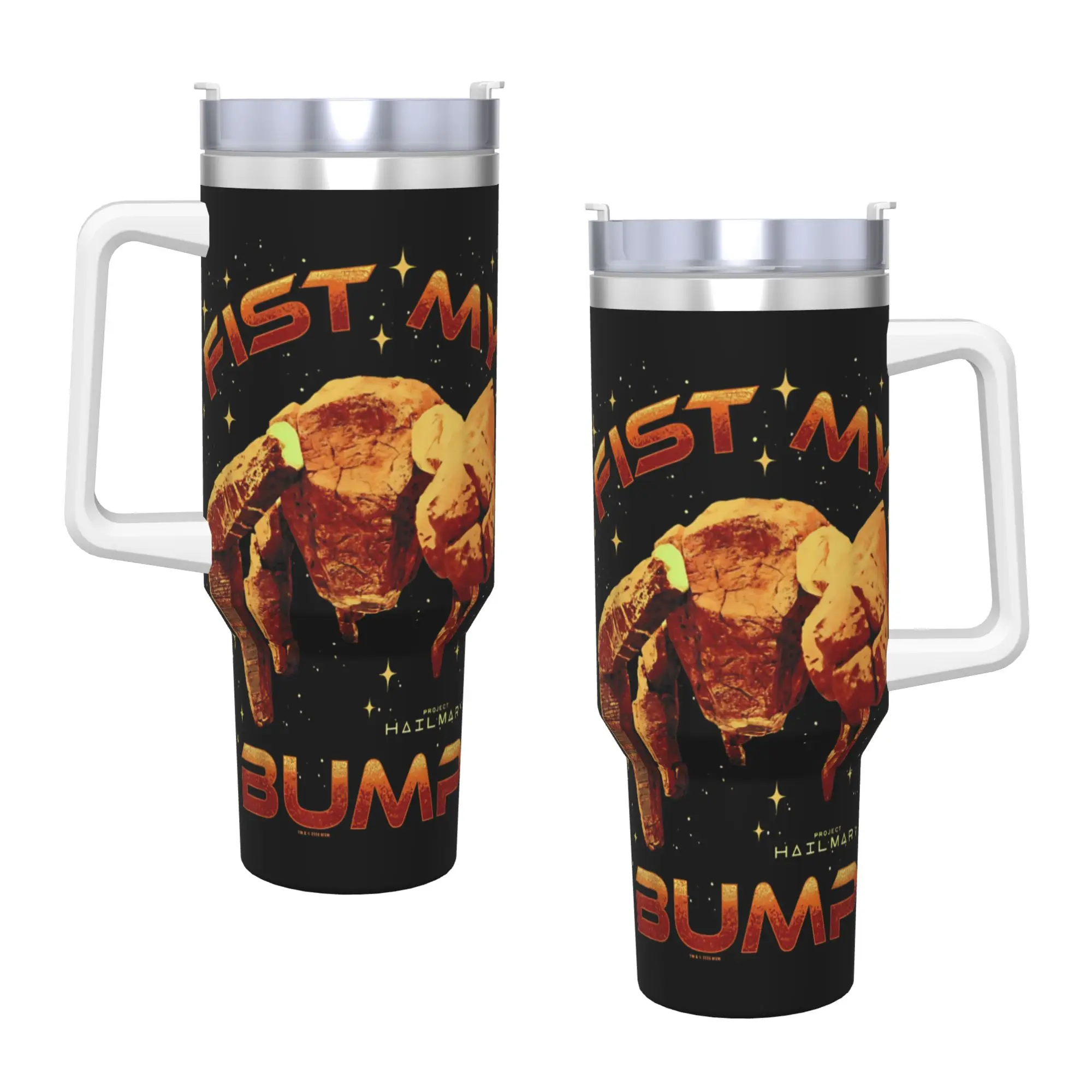 Stainless Steel Tumbler Project Hail Mary Thermal Mug Fist My Bump Heat Preservation Cold Drink Car Mugs Travelist Water Bottle
