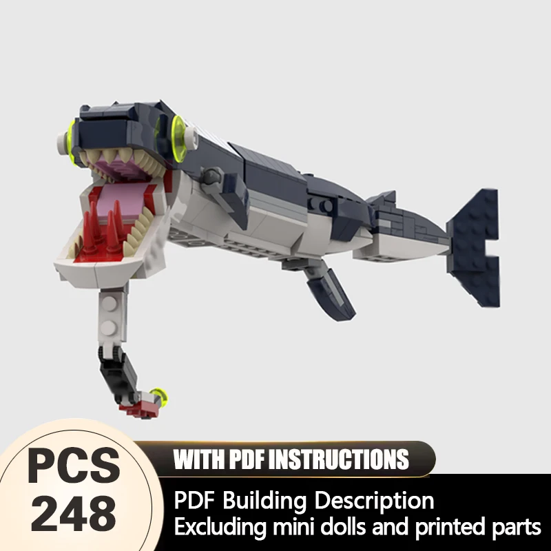 

Creators Animal Series Model MOC Building Bricks Dragonfish Modular Technology Gifts Holiday Assemble Children Toys Suit