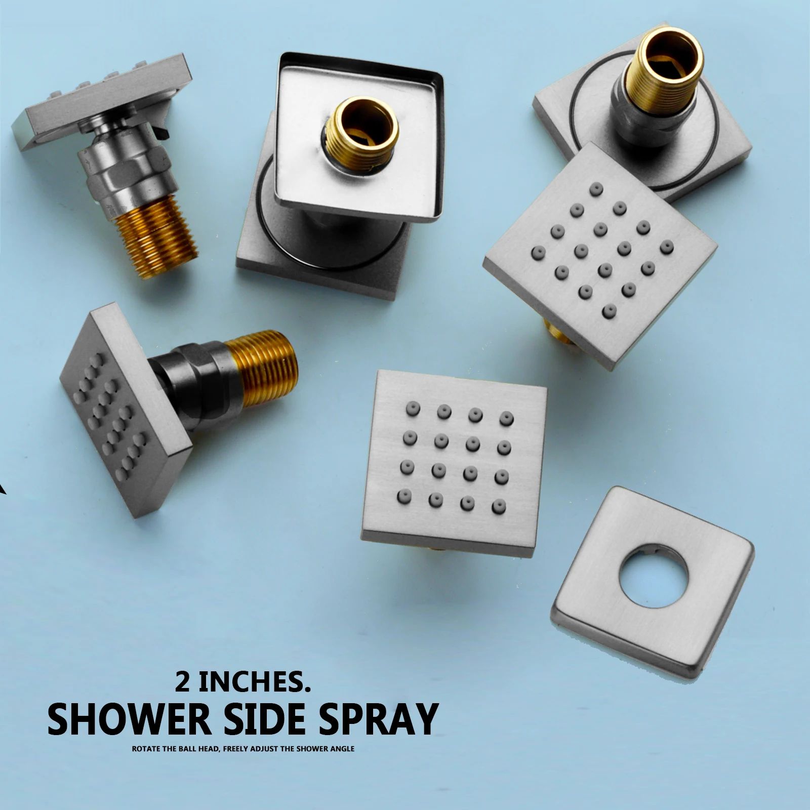 

Bathtub shower system side spray 2 -inch shower faucet shower