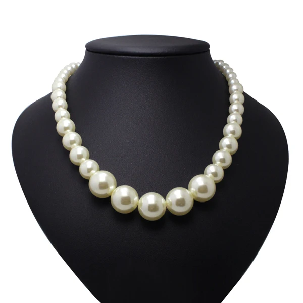 Mode Schmuck Trendy Elegante Simulierte Perle Halsketten Für Frauen Mädchen Barock Perle Retro Choker Halskette Weibliche Hochzeit Geschenke – Detail 6