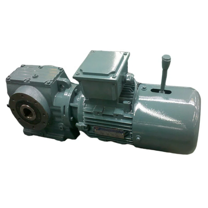 

Vertical to Horizontal 1:1 Ratio 90 Degree Helical Geared Motor Agitator Gearbox