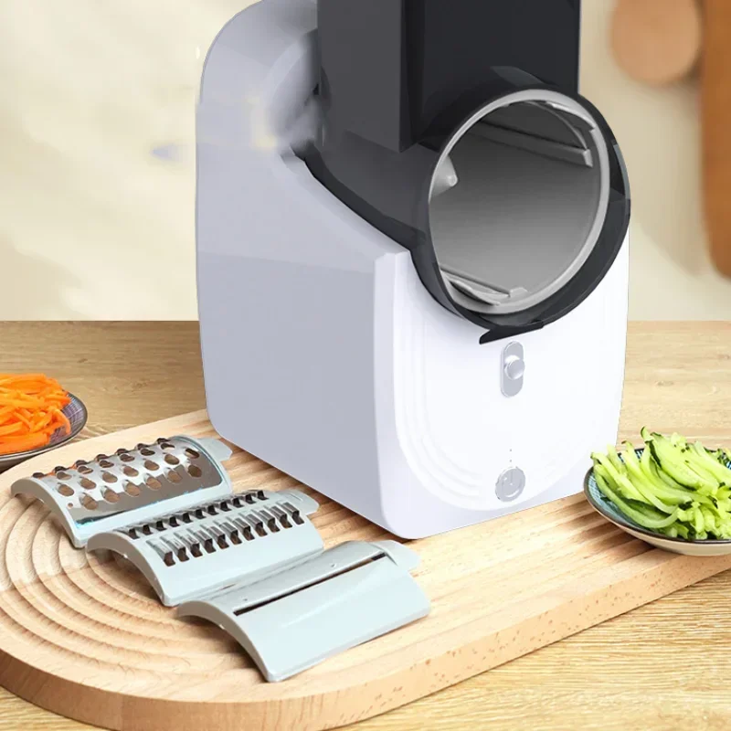 Multi-function Vegetable Cutter 1PC Household Kitchen Electric Vegetable Cutter Vegetable Slicer Shredder Automatic