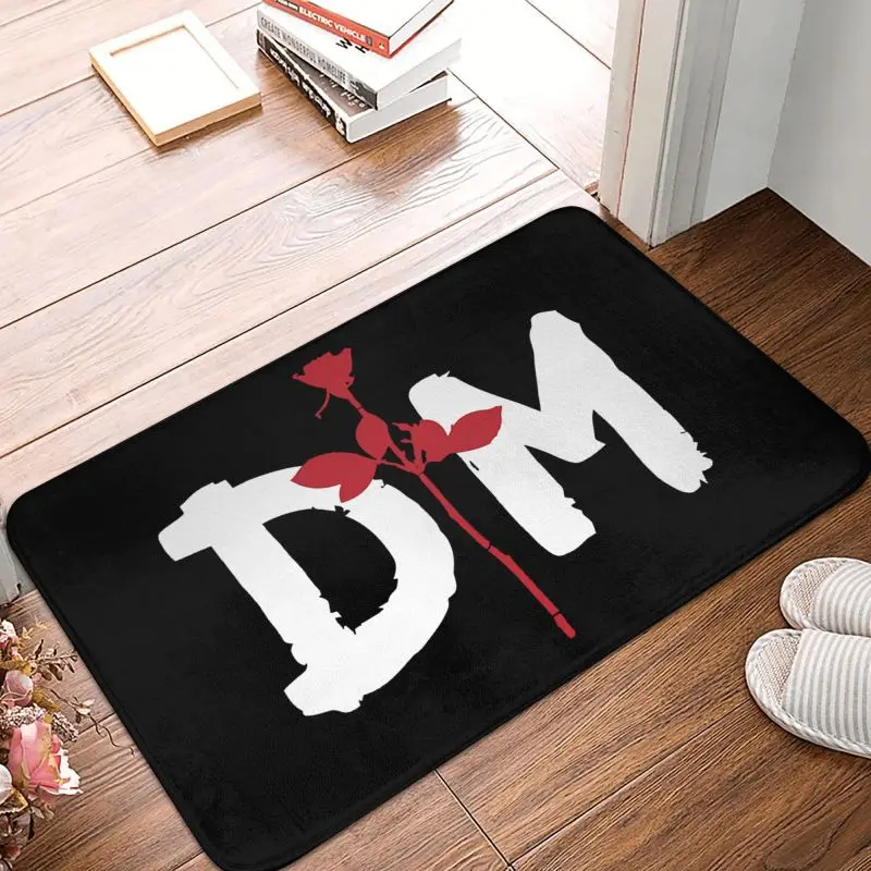 Electronic Rock Depeche Cool Mode Front Door Mat Anti-Slip Indoor Quick Dry Doormat Kitchen Balcony Entrance Rug Carpet