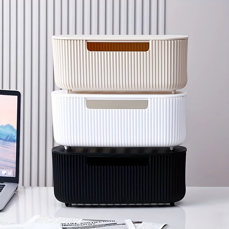 Scatola per cavi satinata, nascondere prese multiple e cavi. Durevole, sicuro per animali domestici, facile montaggio. Organizzare la tua scrivania e la casa!