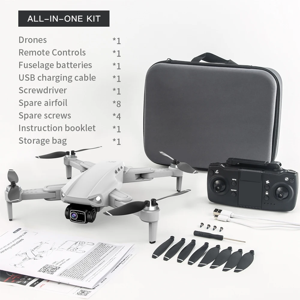 L900 pro SE HD Dual Camera GPS Drone 4K Professional FPV Quadcopter with 5G WIFI Brushless Motor Aerial Photography Foldable