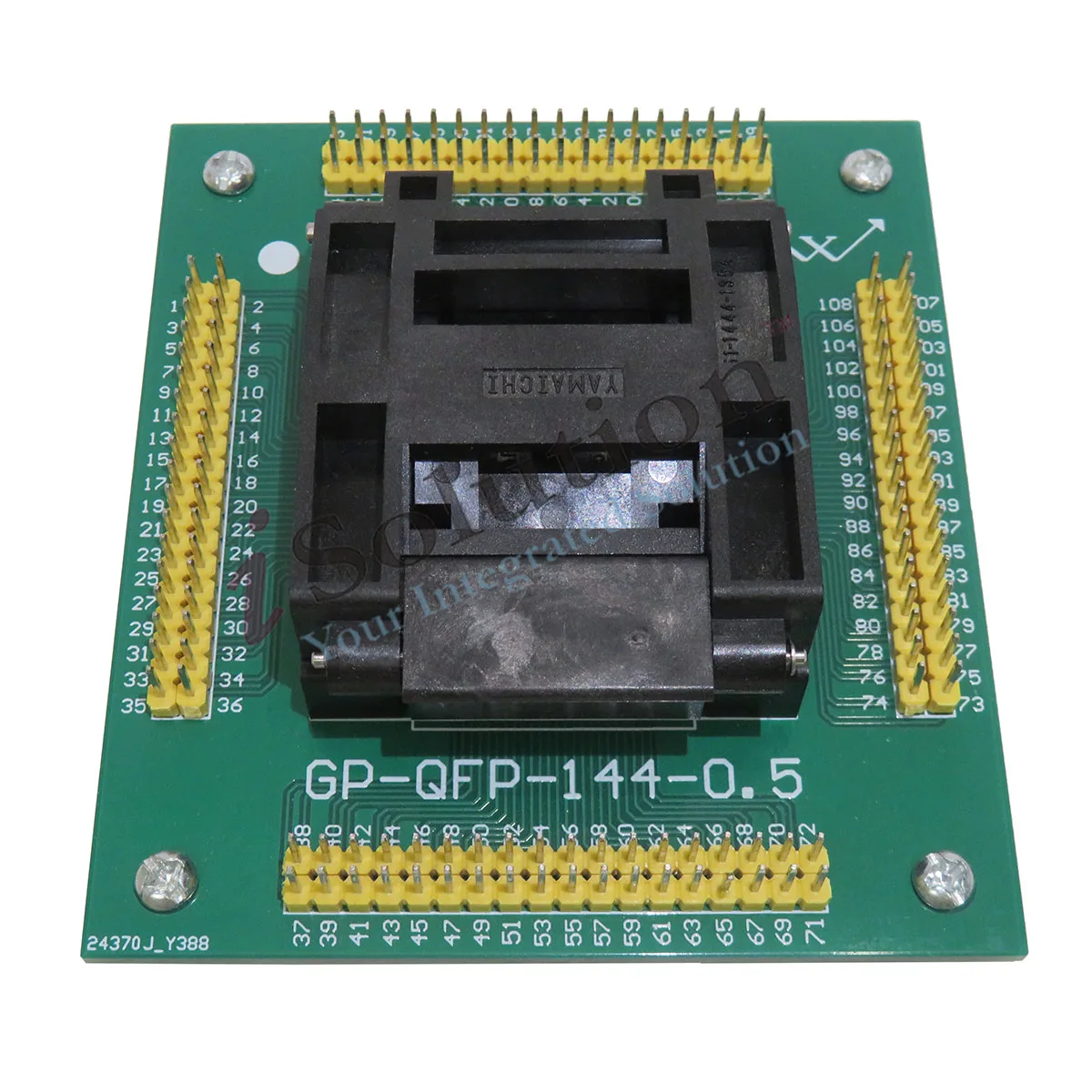 IC51-1444-1354-7 test seat QFP144 LQFP144 TQFP144  programming socket 0.5mm GP-QFP-144-0.5