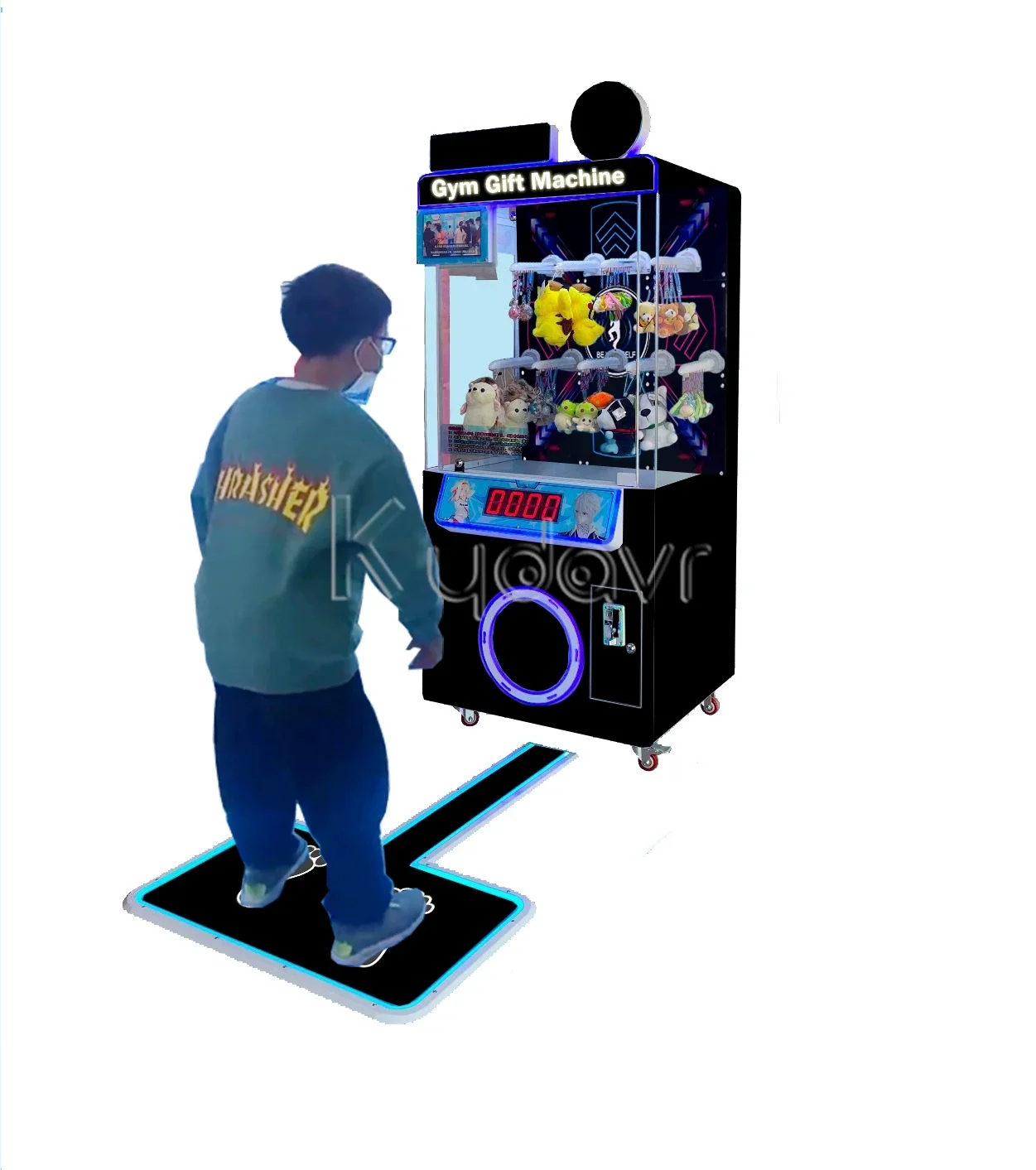 New commercial custom coin operated running sports stacker arcade prize claw game machine for game center