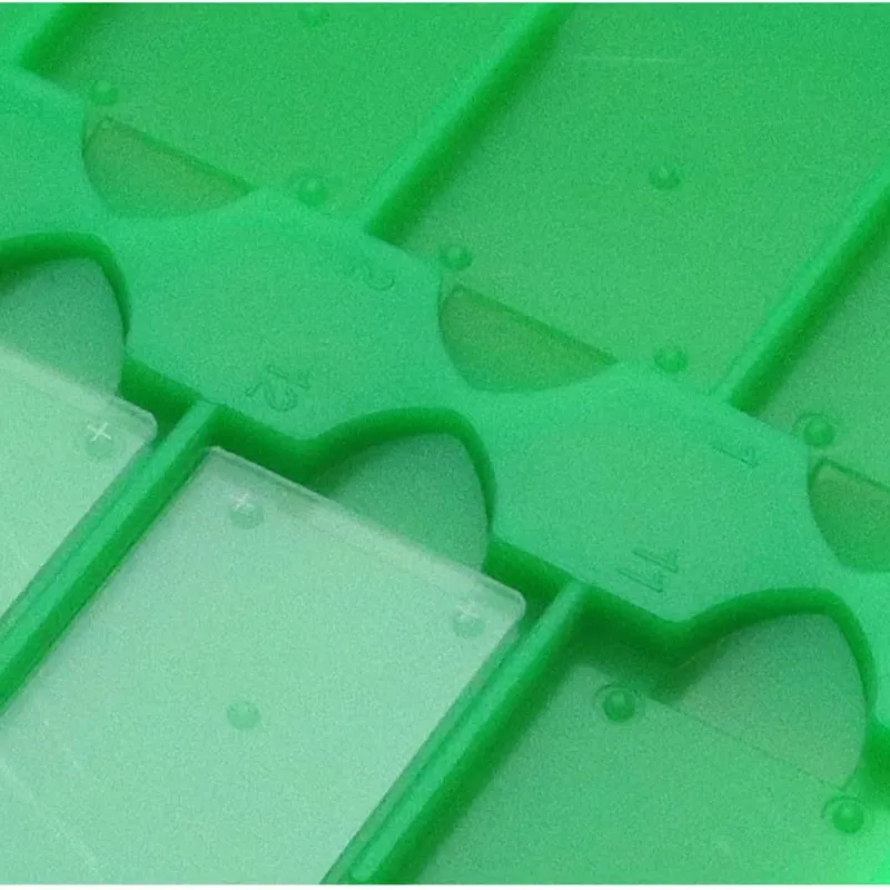 1pc HIPS resin Microscope Slides Drying Plate Plastic for 20 Slides Lab Supplies