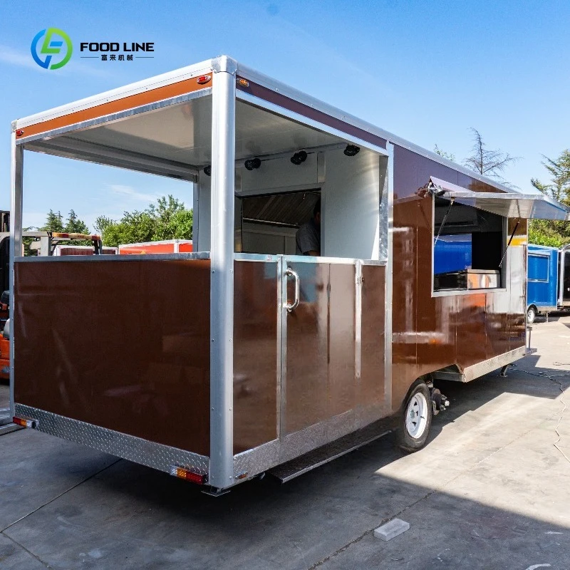 

New Fashion Food Truck Ice Cream Trailer Mobile Food Cart Food Trailer with Good Price