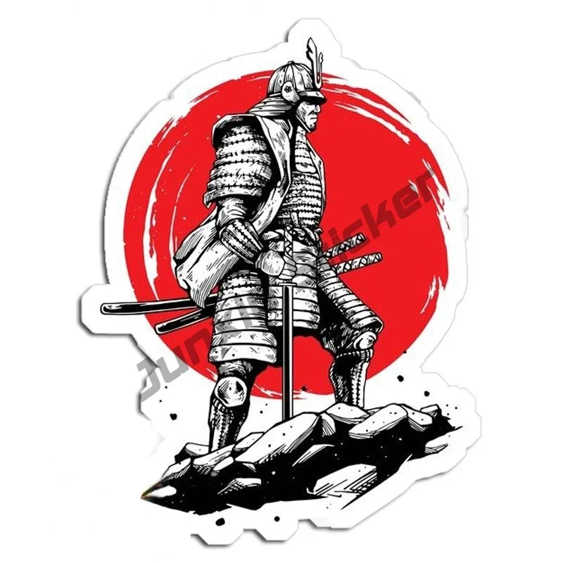 Creative Stickers for Samurai Warrior Decals Car Accessories Anti Scratch Sticker Sunscreen Decor Camper Windows Graffiti Decal