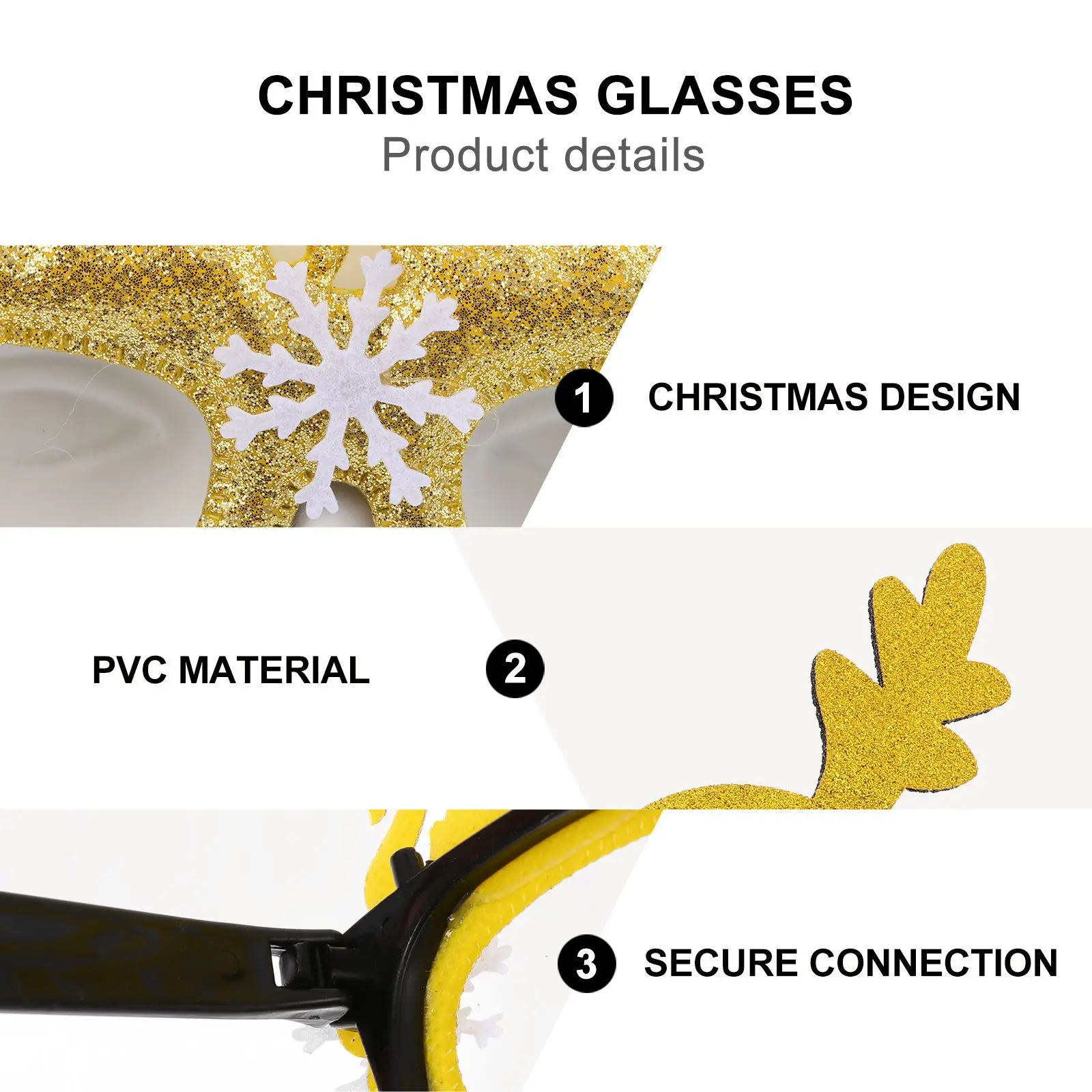 

6 шт. декоративные оправы для очков, очки для рождественской вечеринки, реквизит, забавные аксессуары для фотобудки для взрослых, праздничные принадлежности