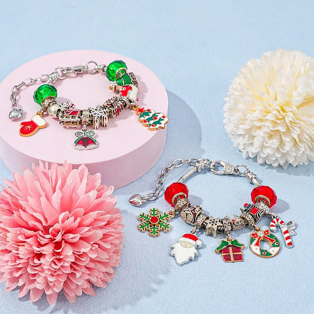 عيد الميلاد ماجيك تقويم القدوم سوار 24 يوم العد التنازلي صندوق أعمى سحر مفاجأة يومية DIY ملحق هدية للأطفال والمراهقين