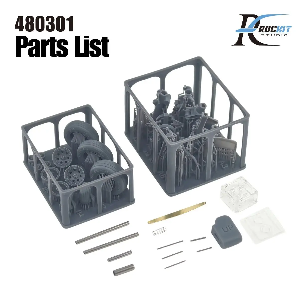 ROCKIT 480301 1/48 AV-8B Harrier Next Generation 3D-Print Landing Gears(FOR UMA D1001)