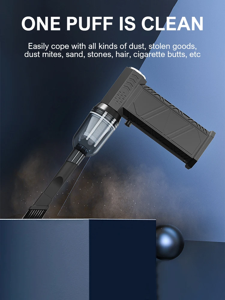 500000RPM Turbo Jet Blower Vacuum X9 High Speed Air Blower Wireless Compressed Air Duster Portable Turbo Fan Jet Dust Blowing