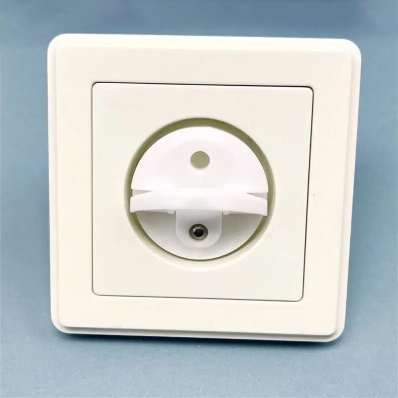 2/5/10PCS White Electrical Safety Socket Protective Cover Baby Care Safe Guard Protection Children Anti Electric Shock Rotate