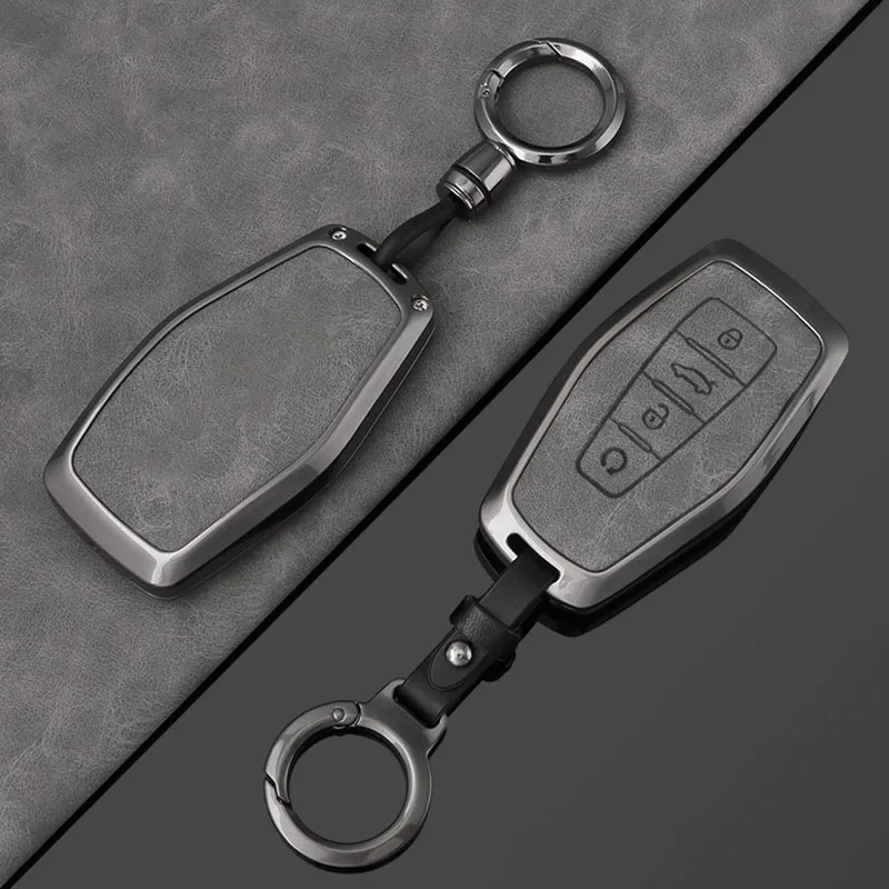 غطاء حافظة مفاتيح السيارة من سبائك الزنك لجيلي Coolray X6 Emgrand Global Hawk GX7 Atlas Boyue NL3 X7 EX7 Kulrey GT GC9 ملحق #5