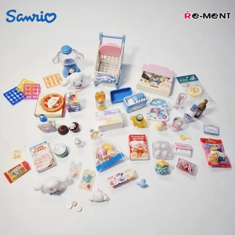 

Hot Sale New Arrival Re-Ment Sanrio Blind Box Cinnamoroll Supermarket Miniature Scene Fine Model Collect Chic Toy Birthday Gifts