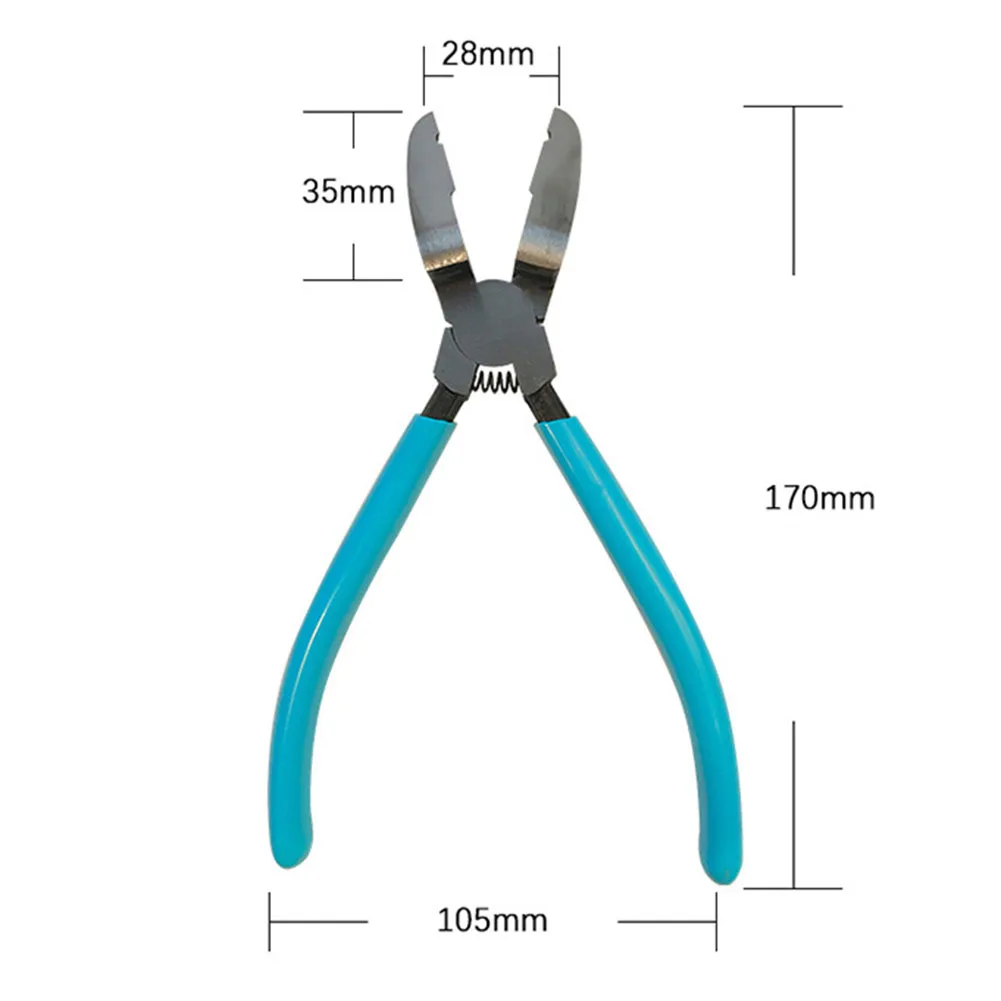 Car Door Trim Clip Removal Tool Fastener Panel Pliers Pin Puller Universal Blue Automotive Repair Tools