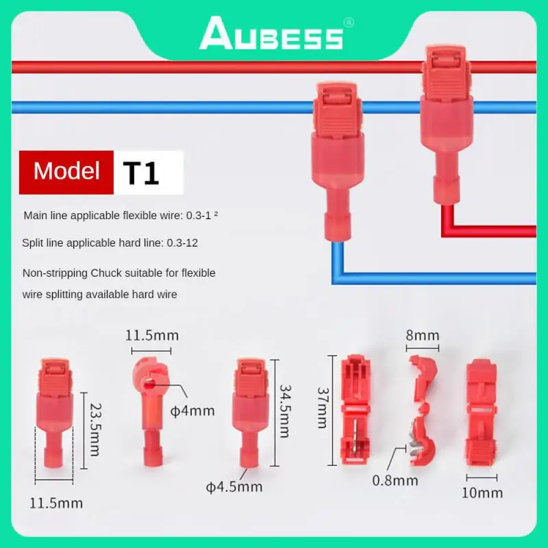 Spliced Wire Connector Save Time Safe And Reliable Connection Crimp Wire Connector Practical Innovative Splicing Connector Need