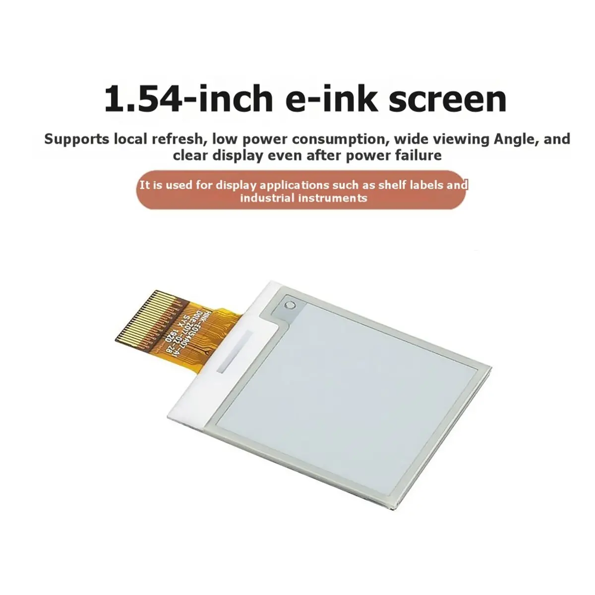 618 Mega Sale 1.54inch SPI E-Ink E-Paper Screen for Arduino STM32 Raspberry Pi 4B EPaper Display Screen for Coding Projects