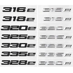 Insignia de logotipo de maletero trasero de coche ABS, pegatina de emblema para BMW Serie 3, 316e, 328e, 318e, 320e, 325e, 330e, 335e, E46, E90, E91, F30, F31, F34, G20