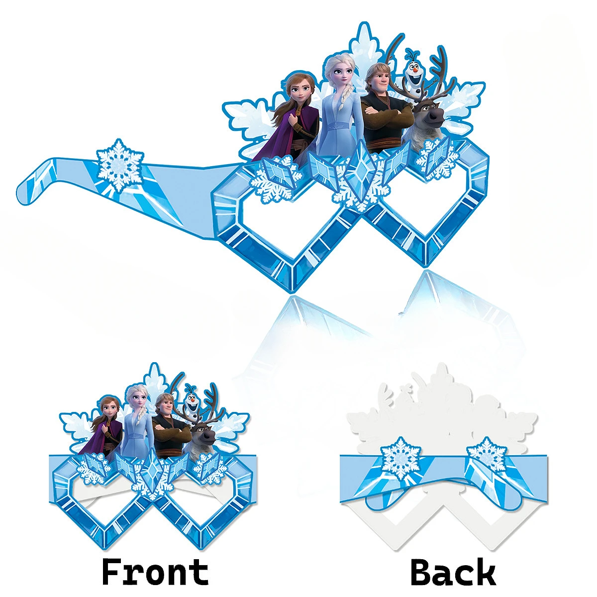 New Disney Frozen Themed Party Funny Glasses Elsa Princess Photo Props Christmas Party Decorations Children's Cosplay Toys