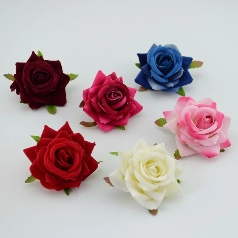 50/100 Stück Künstliche Blumen 6CM Seidenrosen für Braut, Valentinstag, Heim- und Gartendekoration, Hochzeit, Scrapbooking, Bastelarbeiten, Geschenke – Detail 4