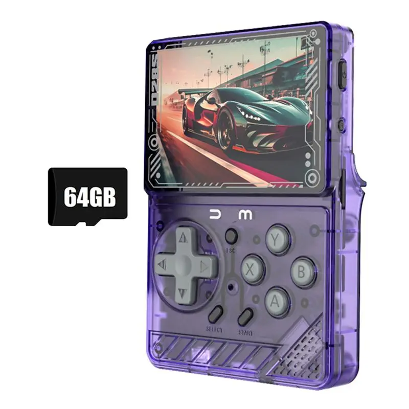 [lxya68z-]-mini-handheld-video-game-console-64gb-10000-games-pocket-retro-video-player-for-gba-ps1-gb-psp-multiple-emulators-c