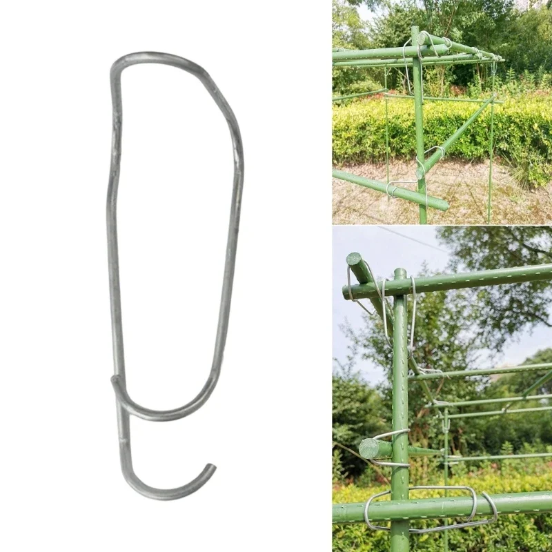 

50PCS Plant Trellis Connecting Buckles Garden Stakes Trellis Clip for Bamboos Canes,Garden Support Stakes Plant Climbing M76D