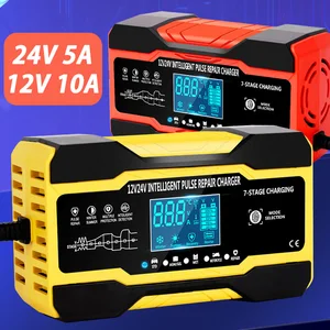 12V/24V Complete Smart Automatic Car Battery Charger Fast Charge Pulse Repair Charger 8 Main Sales Battery Charging Machine - №8