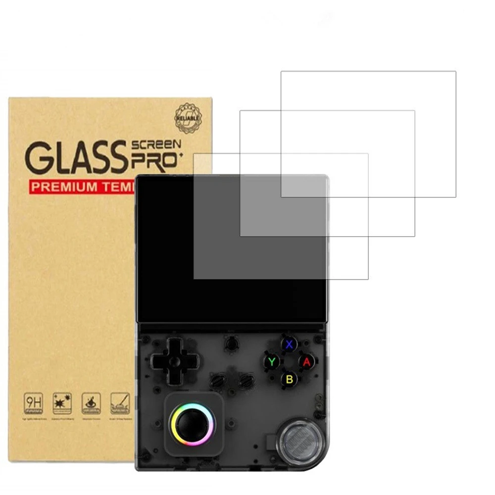 Screen Protector Protective Film for Anbernic RG40XXV Game Console 9H Clear Tempered Glass