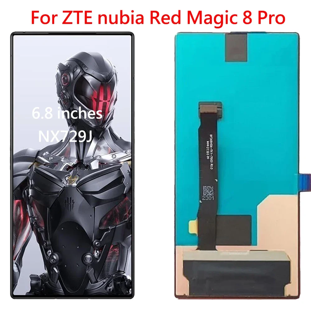 AMOLED For ZTE nubia Red Magic 7 8 Pro 8S Plus 9 Pro 3 3S 5G 5S 6R 6 6S Pro Z40 Z50 Z60 Ultra LCD Display Touch Screen Assembly