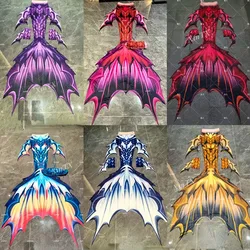 Original Adult Mermaid Tail Big Fish Tail Woman Bikini Sequins Dress Up Mermaid Ears Oceanarium Training Performance Role Play