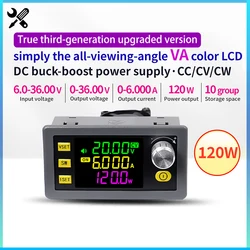 SK120 36V 6A 120W Buck Converter CC CV Step-Down Module LCD Adjustable Regulated Stabilized Voltage Power Supply