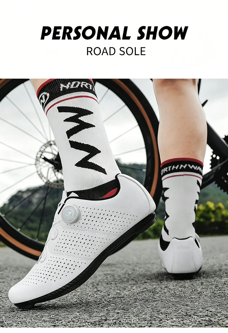 MTB Fahrradschuhe für Herren Flache Pedalschuhe Leichte Rutschfeste Selbstverriegelnde Schuhe für Damen Outdoor-Radsport Rennradschuhe – Detail 11