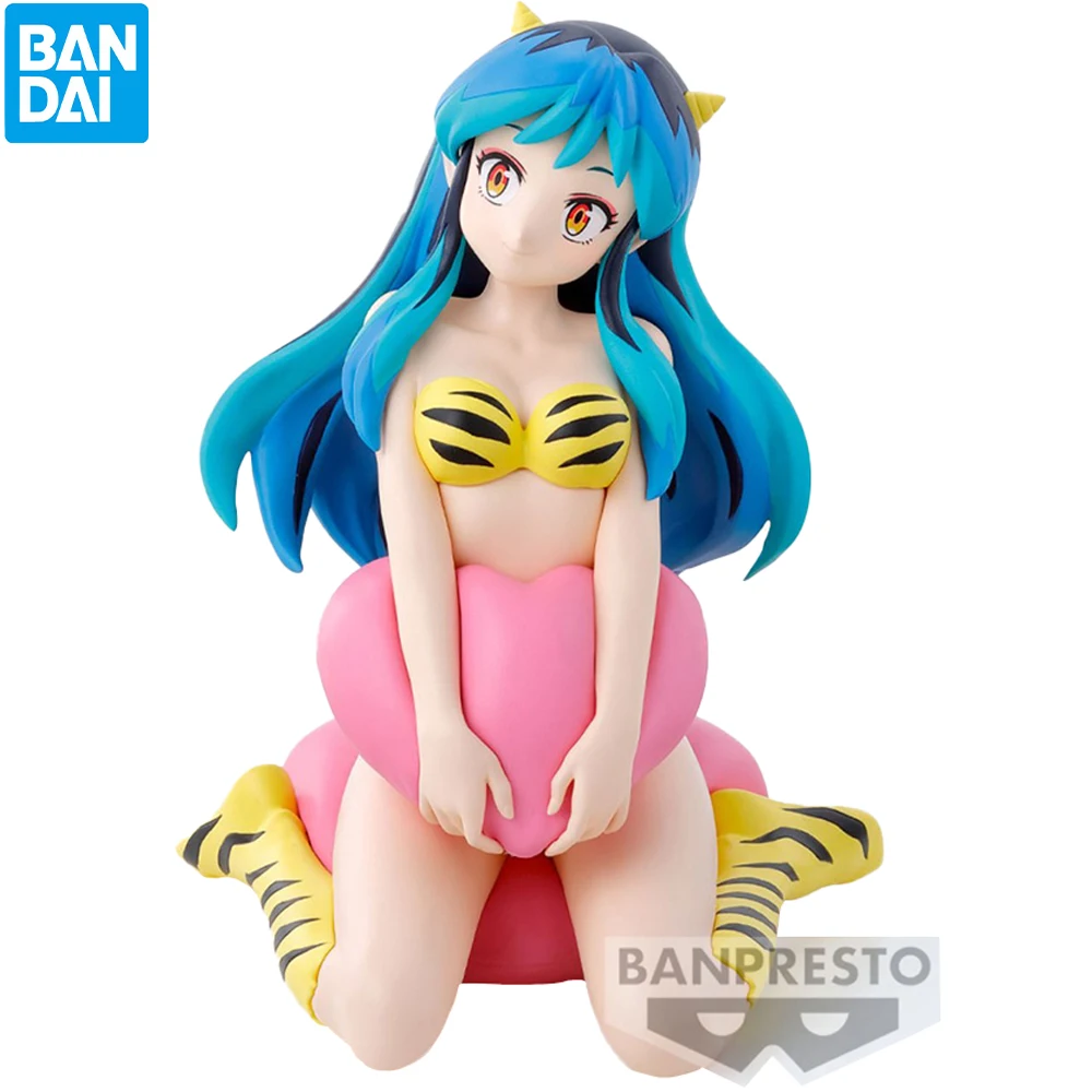 BANDAI Banpresto Urusei Yatsura Lum Relax Time 3 13cm Bishoujo Figure Collectible Anime Model Toy Gift Kawaii Doll