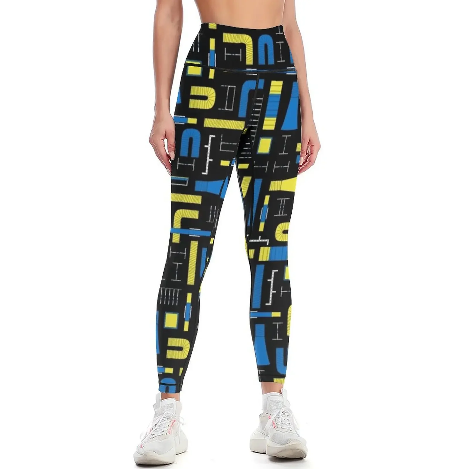 

Dog Agility Obstacle Course on Black - Dog Agility Competition Gift Socks Tote Bag Leggings Women's sports pants Womens Leggings