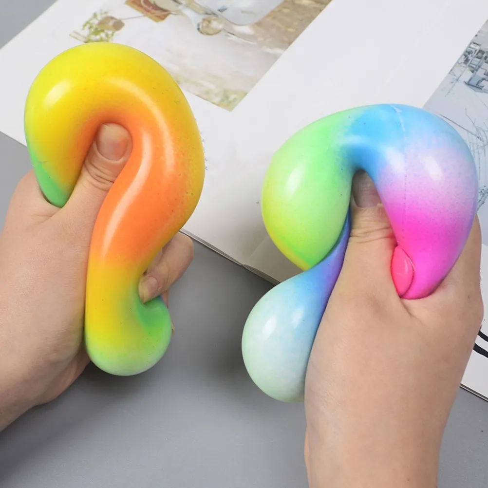 

Набор из 3 эластичных разноцветных сенсорных мячей-антистресс для снятия напряжения, игрушка для снятия стресса, сувенир для вечеринки