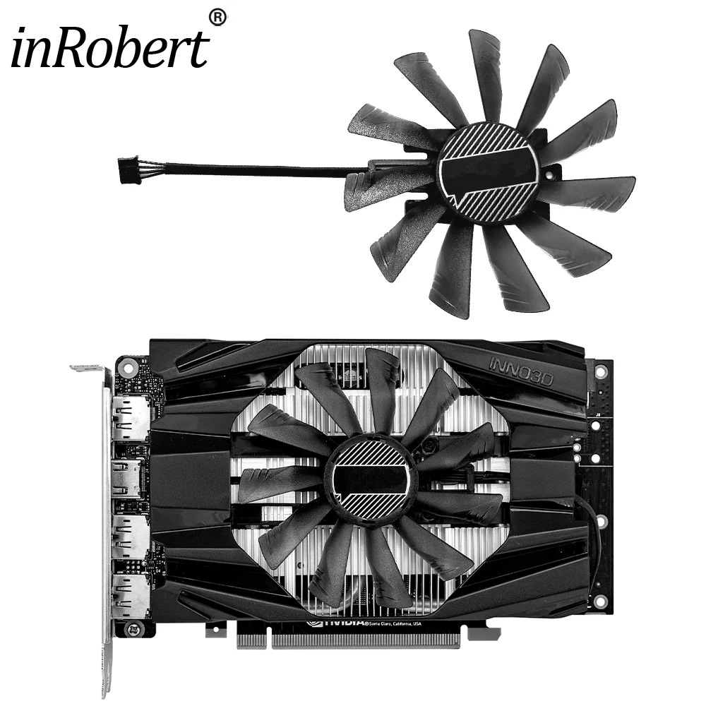 95MM CF-121015S 4Pin Graphics Card Cooling Fan For Inno3d GTX 1060 1060S 1060Ti RTX 2060 2060S Video Card Cooler Fan with Case