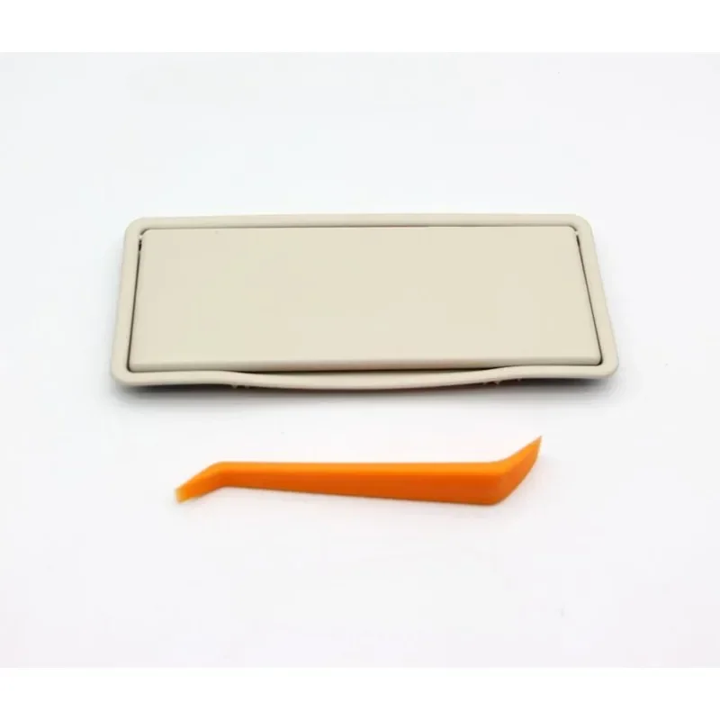 

Beige Sun Visor Mirror Cover Frame Lens Assembly for Land Rover Range Rover Evoque Sport