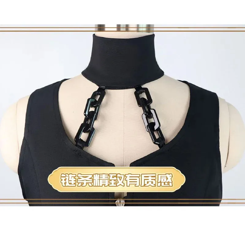 2025 عذراء الشرير زي Kamigori Ubu تأثيري معطف أغطية الرأس كوميك كون تأثيري ازياء هالوين كرنفال فستان