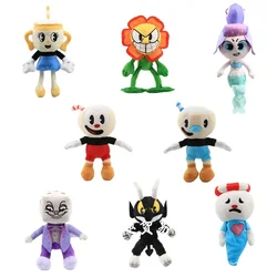 Game Cuphead Plush Toy The Cuphead Show Children's Doll Cuphead Adventures Teacup King Plush Toy for Children Gifts