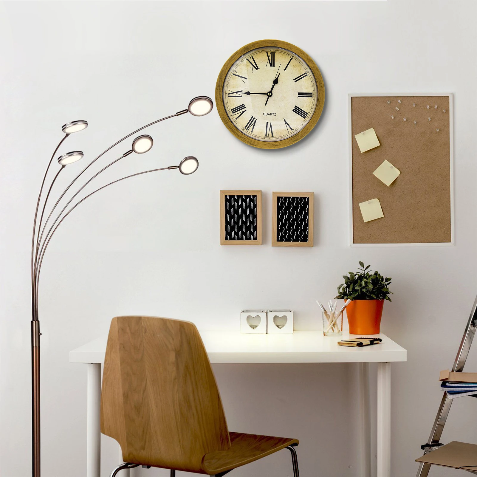 Wall Clock with Hidden Safe 10-Inch Creative Wall Clock Hidden Safe Box Wall Clock Safety Box for Cash Jewelry Keys Valueables